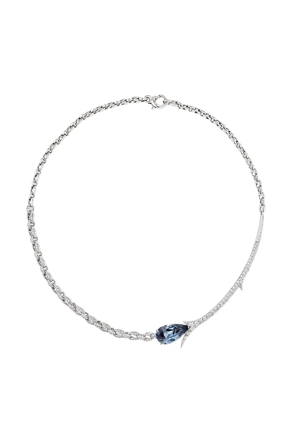 Thorn Embrace Tear Drop Necklace