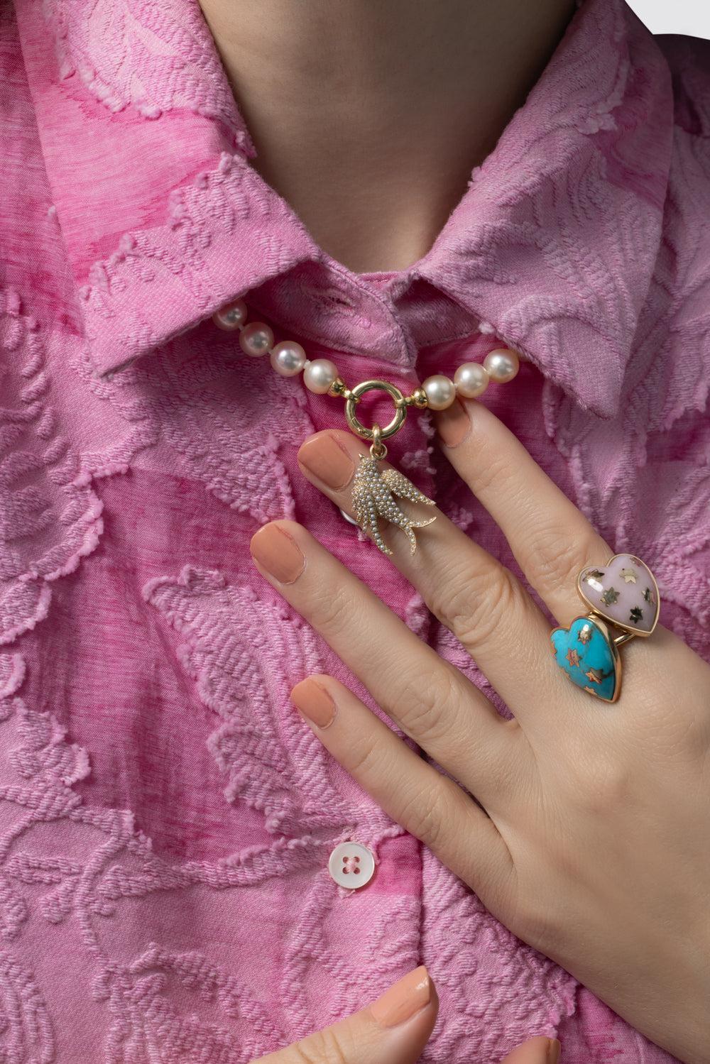 Pearl Sparrow Charm - Image 4
