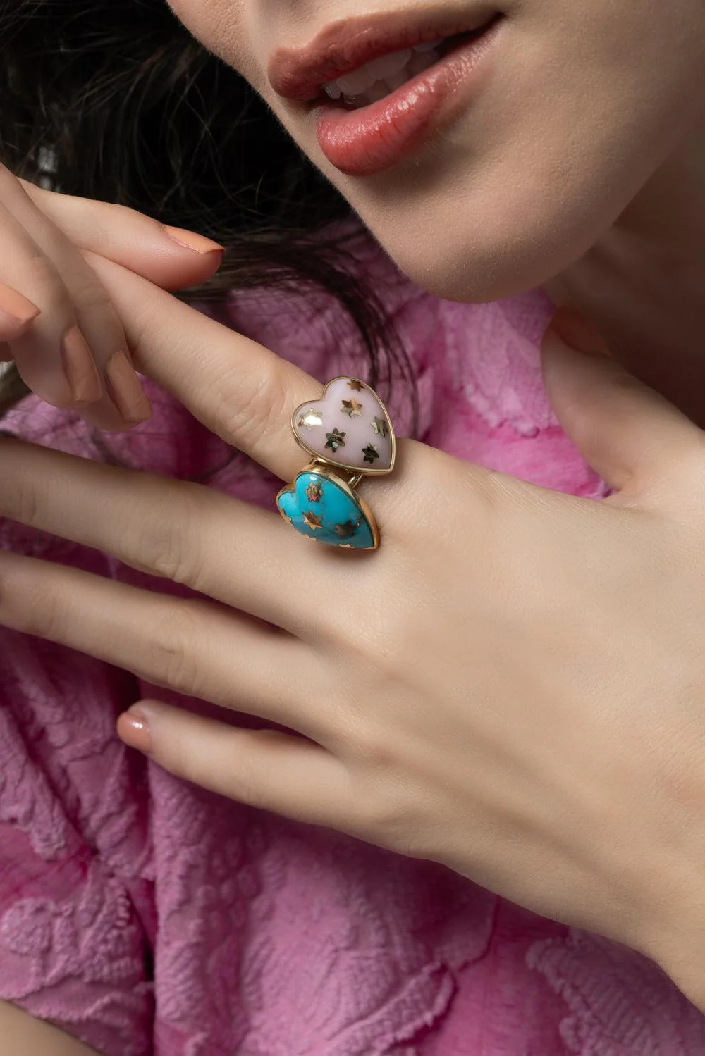 Pink Opal Anna Ring - Image 2