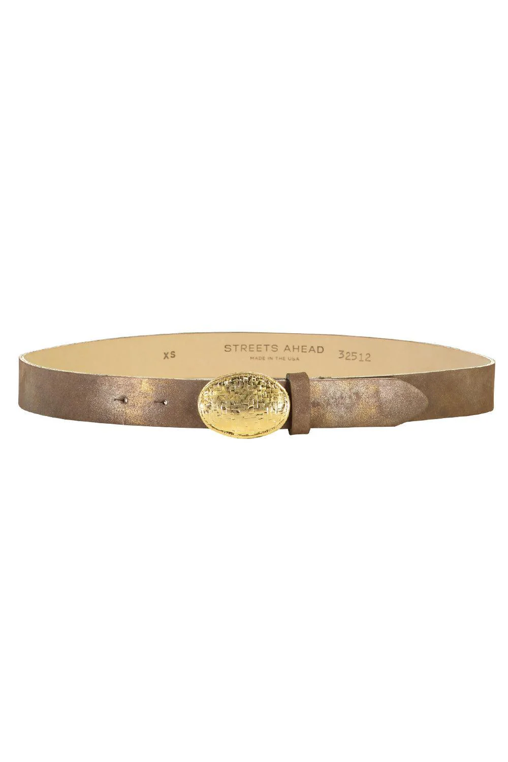 Oval Buckle Belt