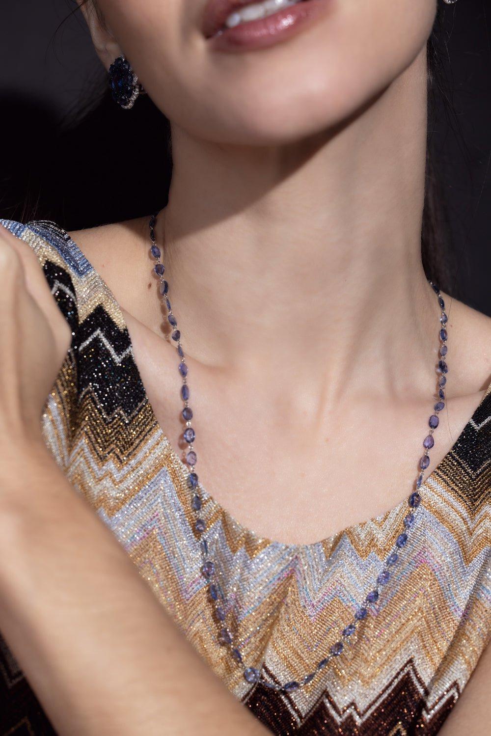 Blue Sapphire Necklace - Image 2