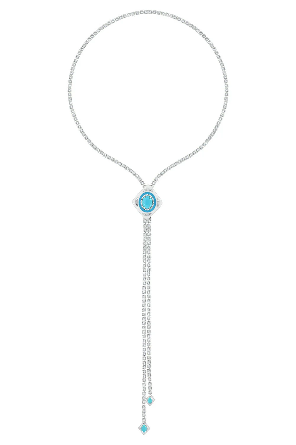 Ceramic Turquoise Necklace