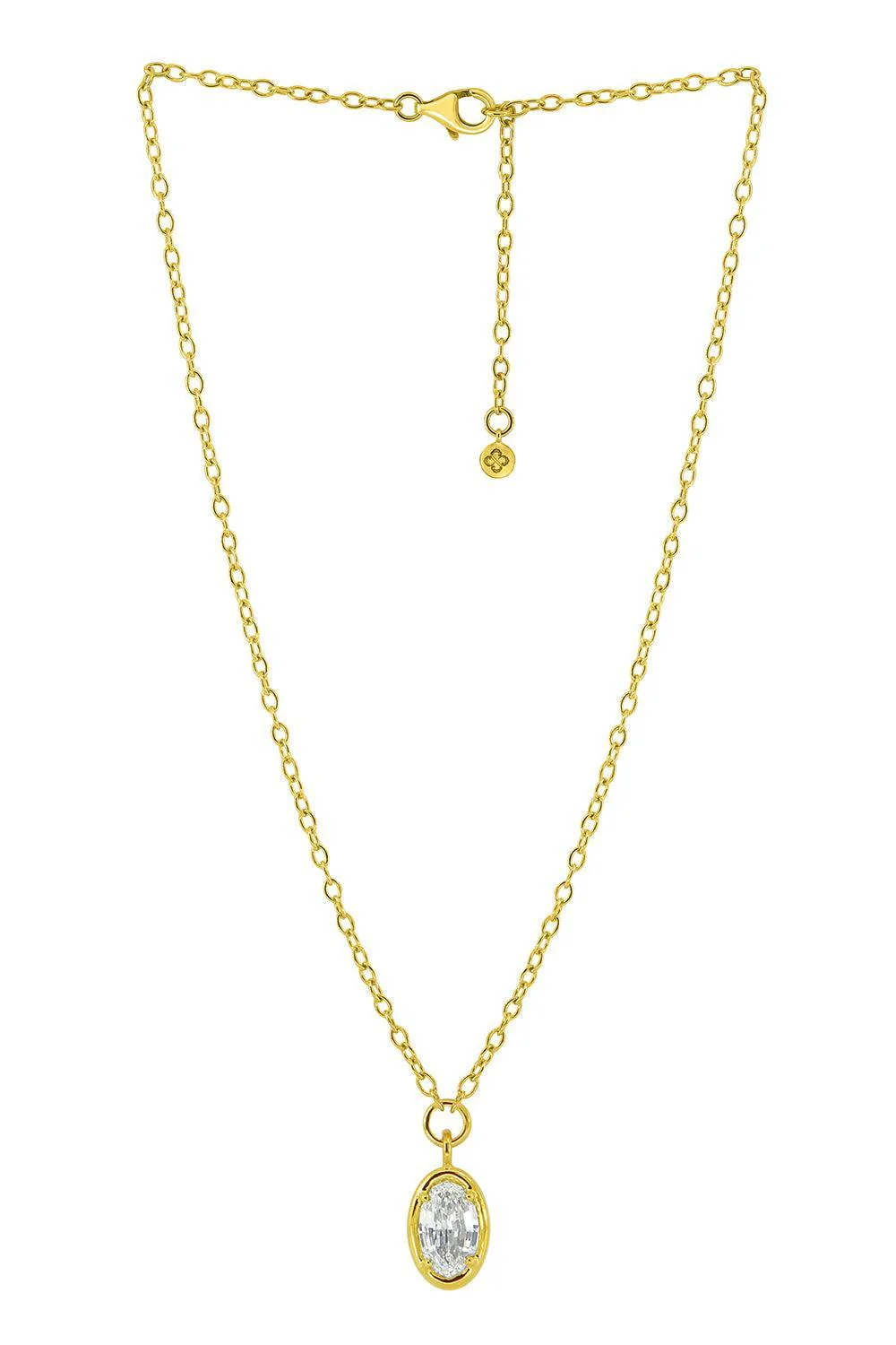 Diamond Pendant Drop Necklace