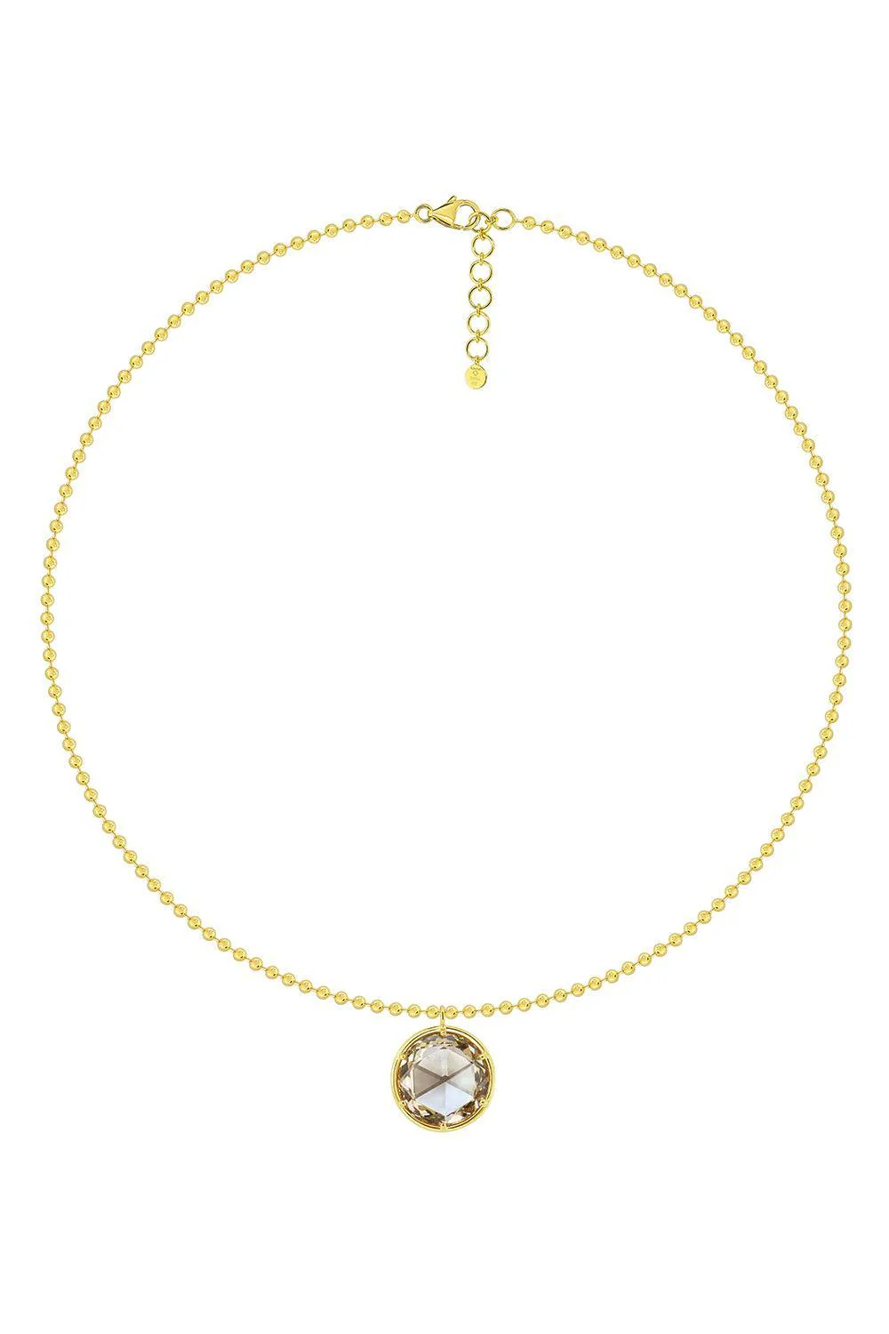 Diamond Sphere Pendant Necklace