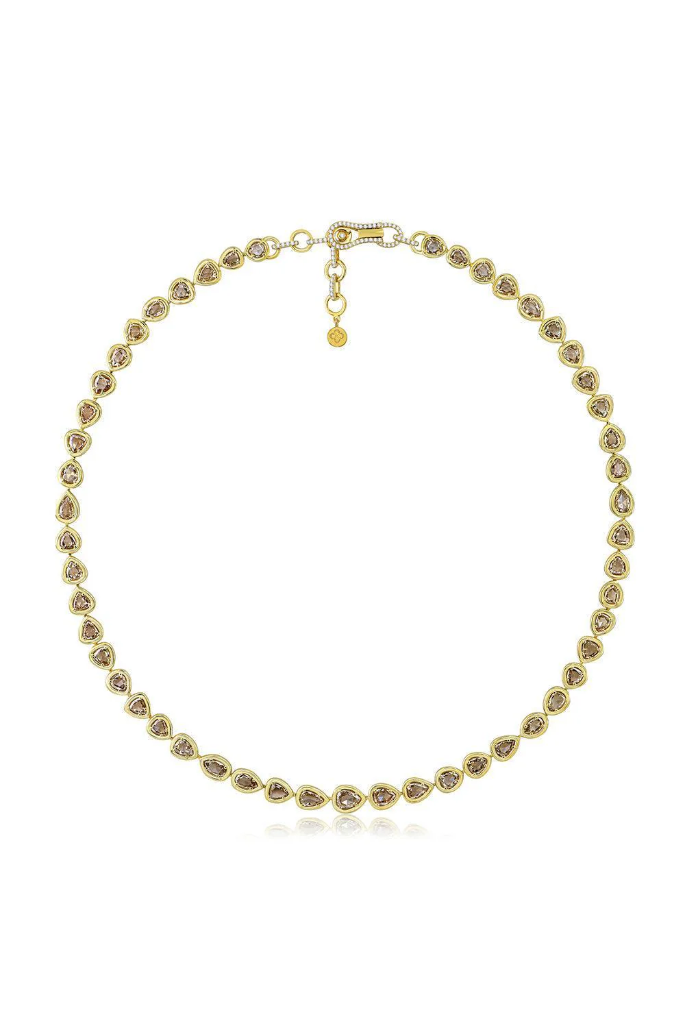 Rose Cut Diamond Necklace