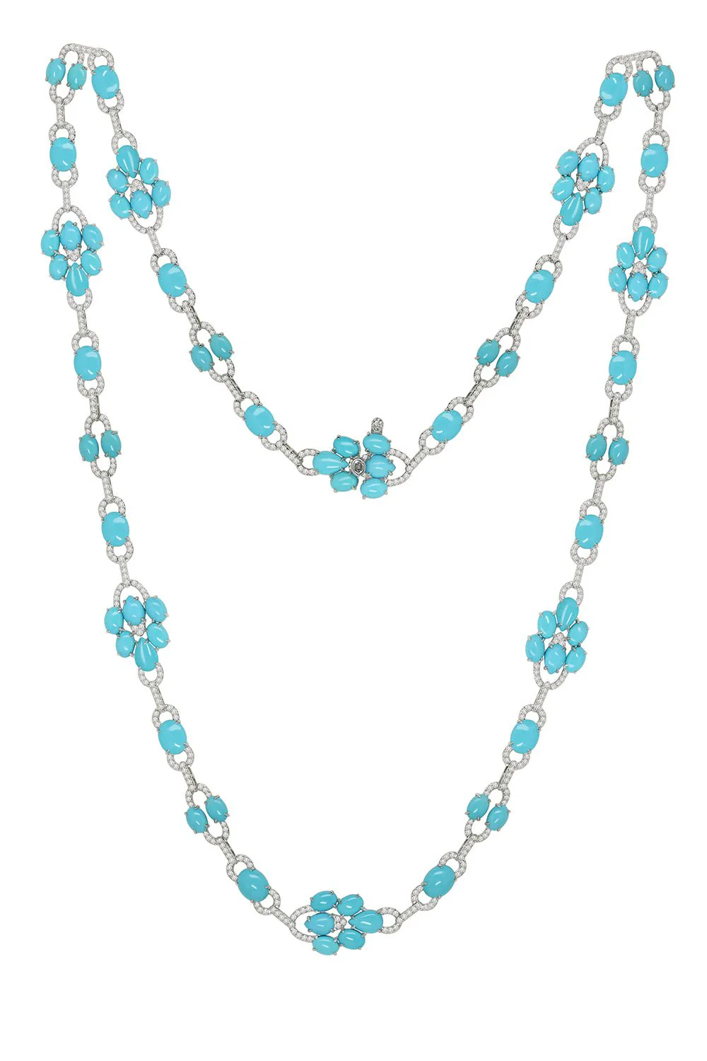 Turquoise Diamond Necklace