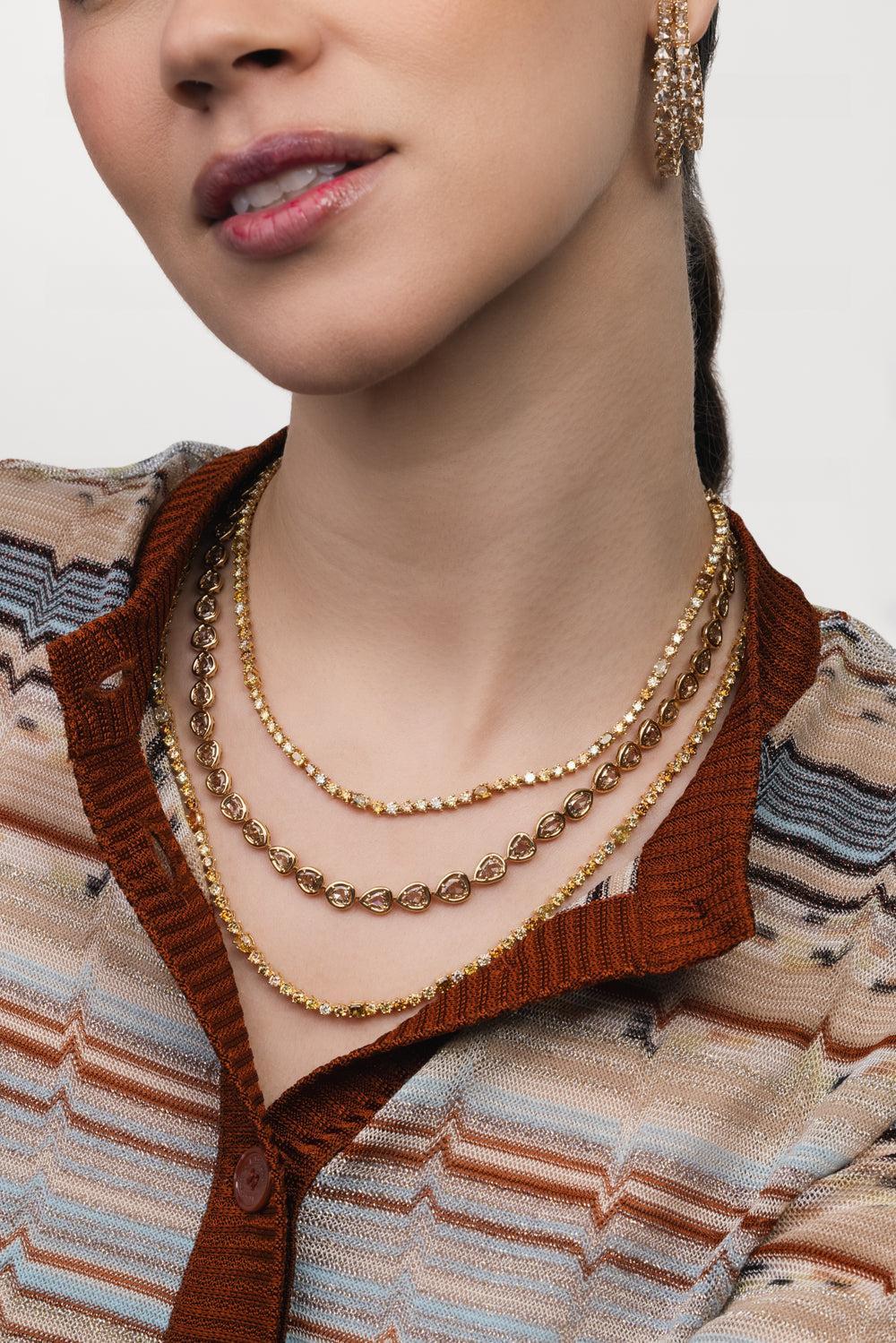 Yellow Diamond Necklace - Image 3