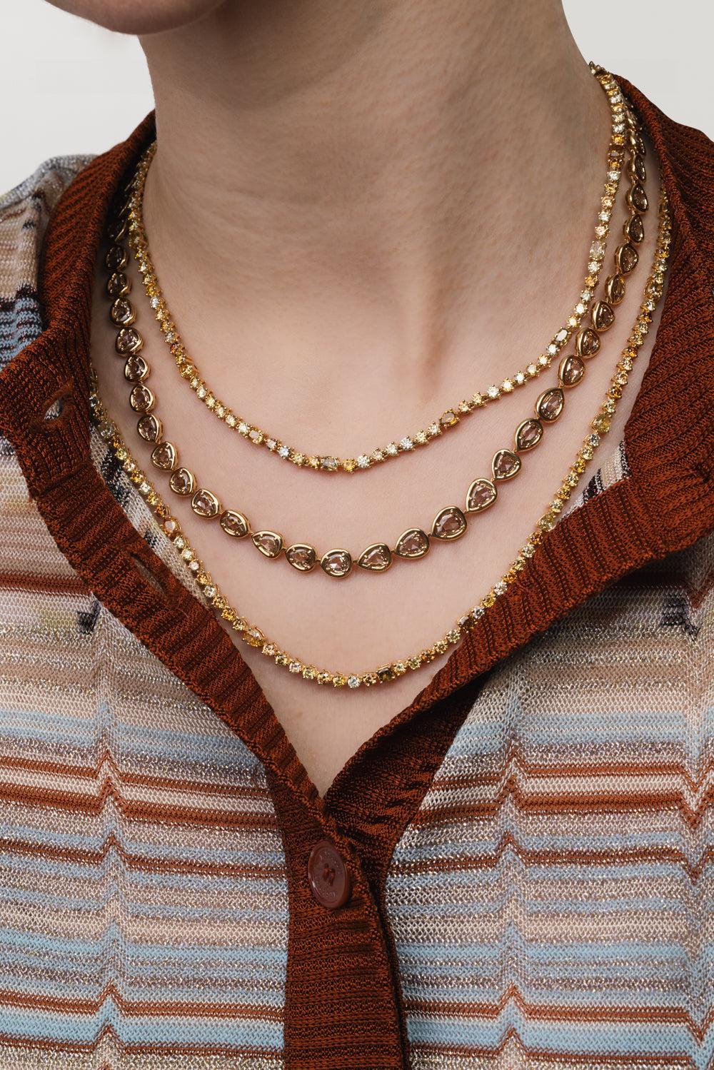 Yellow Diamond Necklace - Image 4