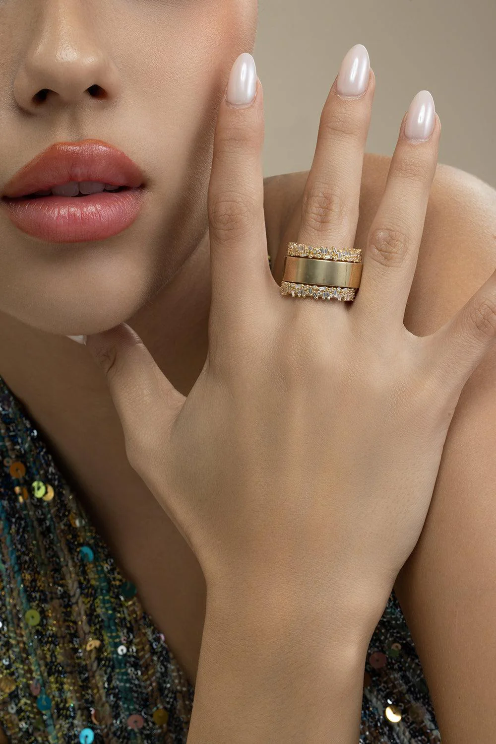 Diamond Midi Ring Jacket - Image 4