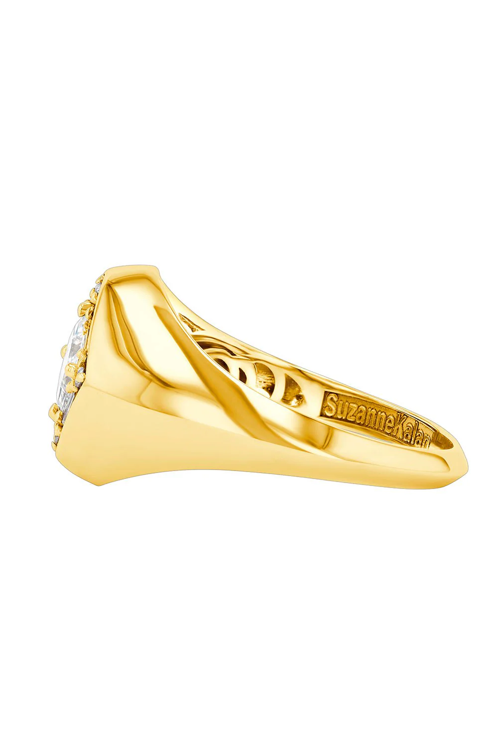 Diamond Signet Ring - Image 3