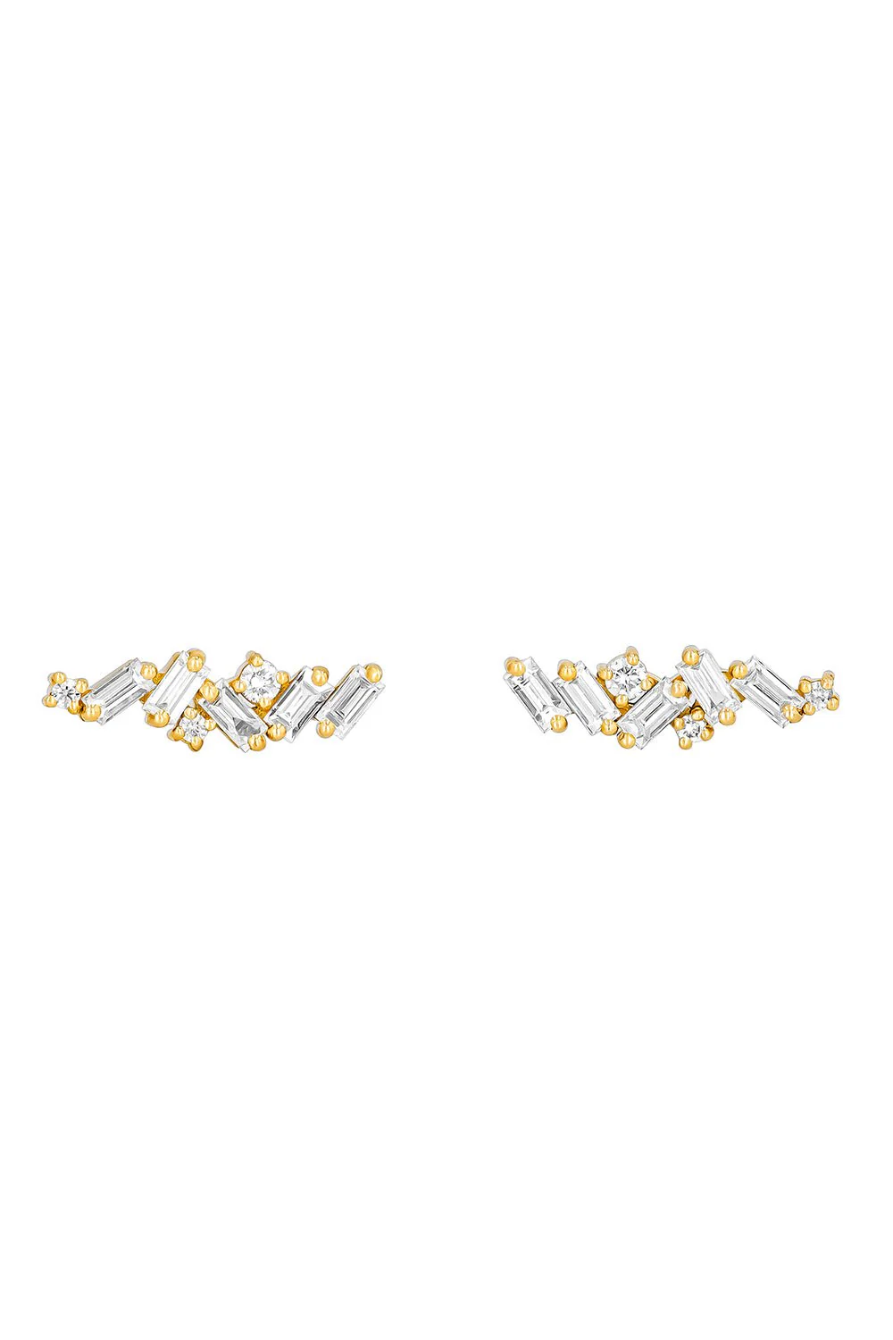 Frenzy Diamond Stud Earrings