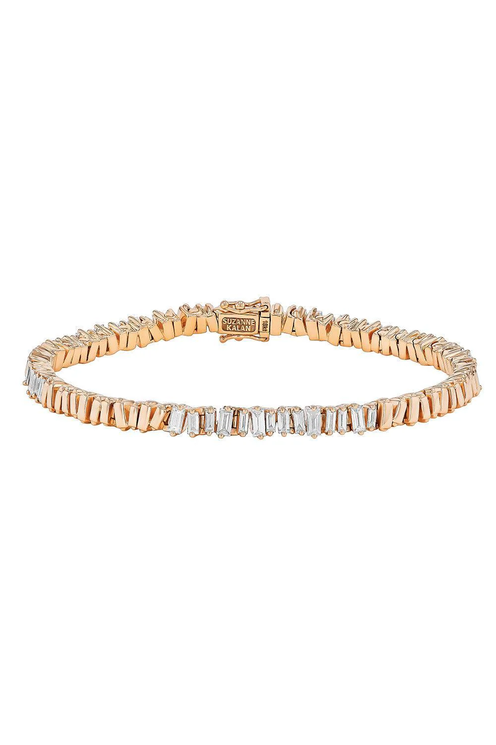 Half And Half Diamond Tennis Bracelet