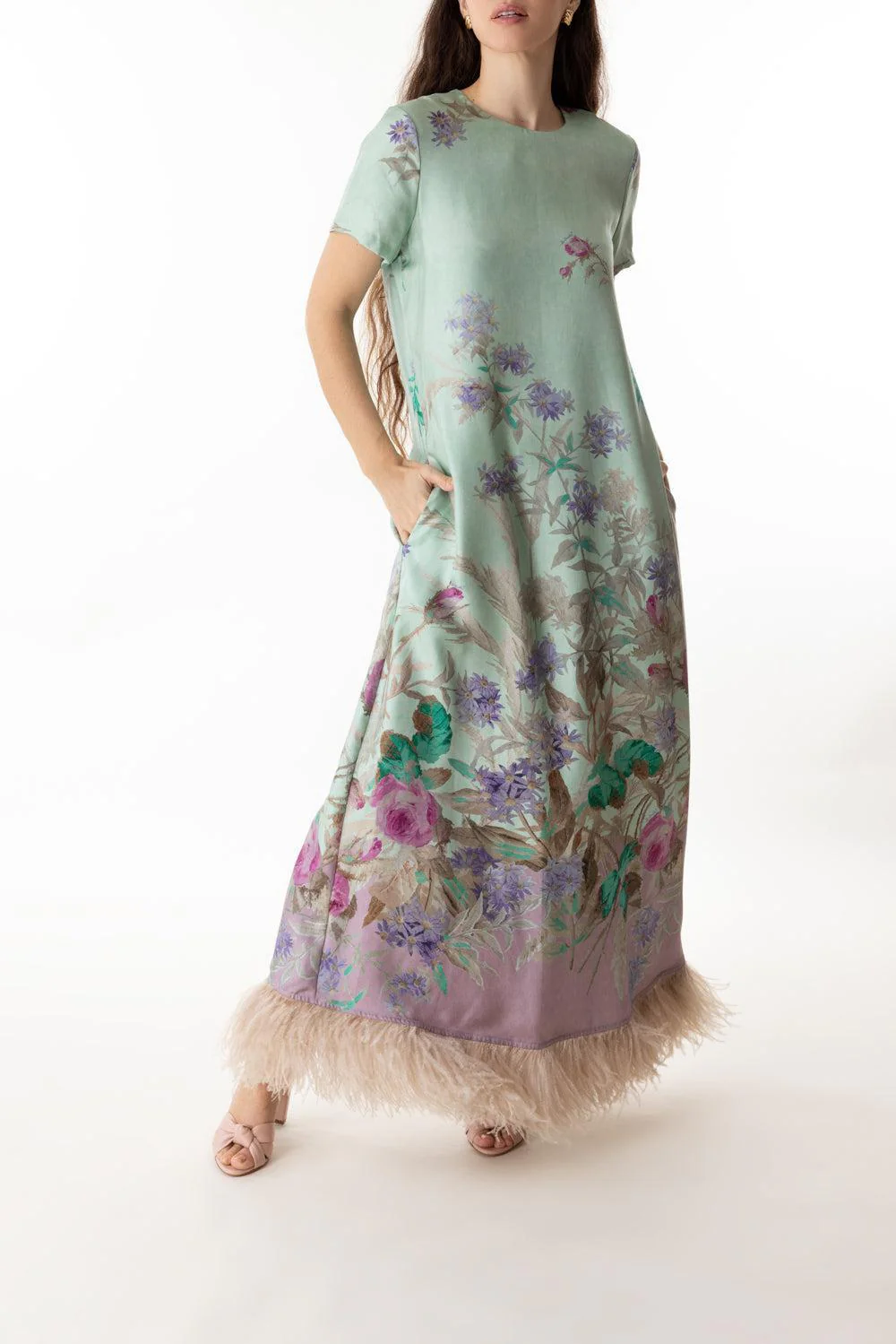Swing Dress - Heath Feathers - Image 2