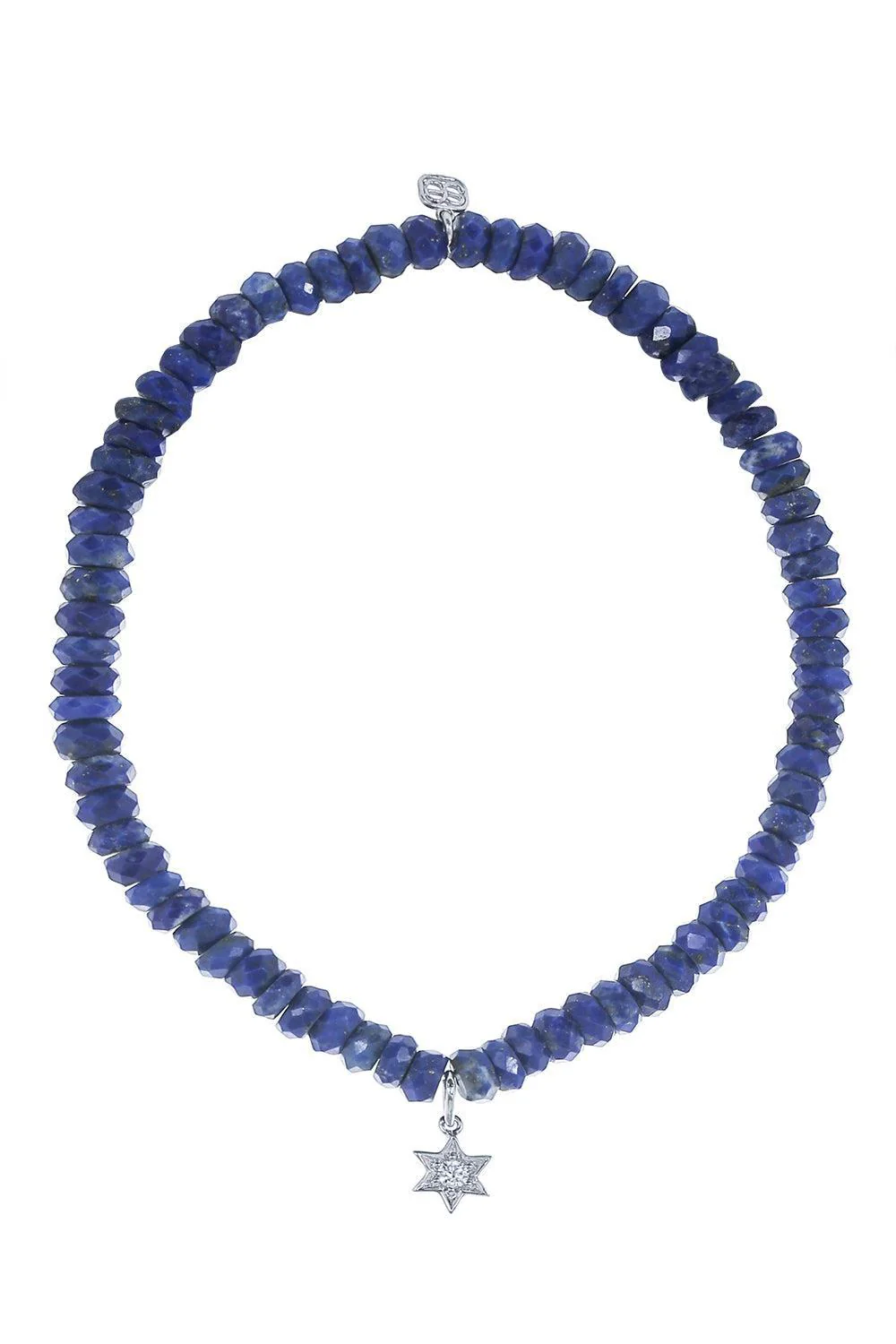 Baby Star Of David Lapis Charm Bracelet