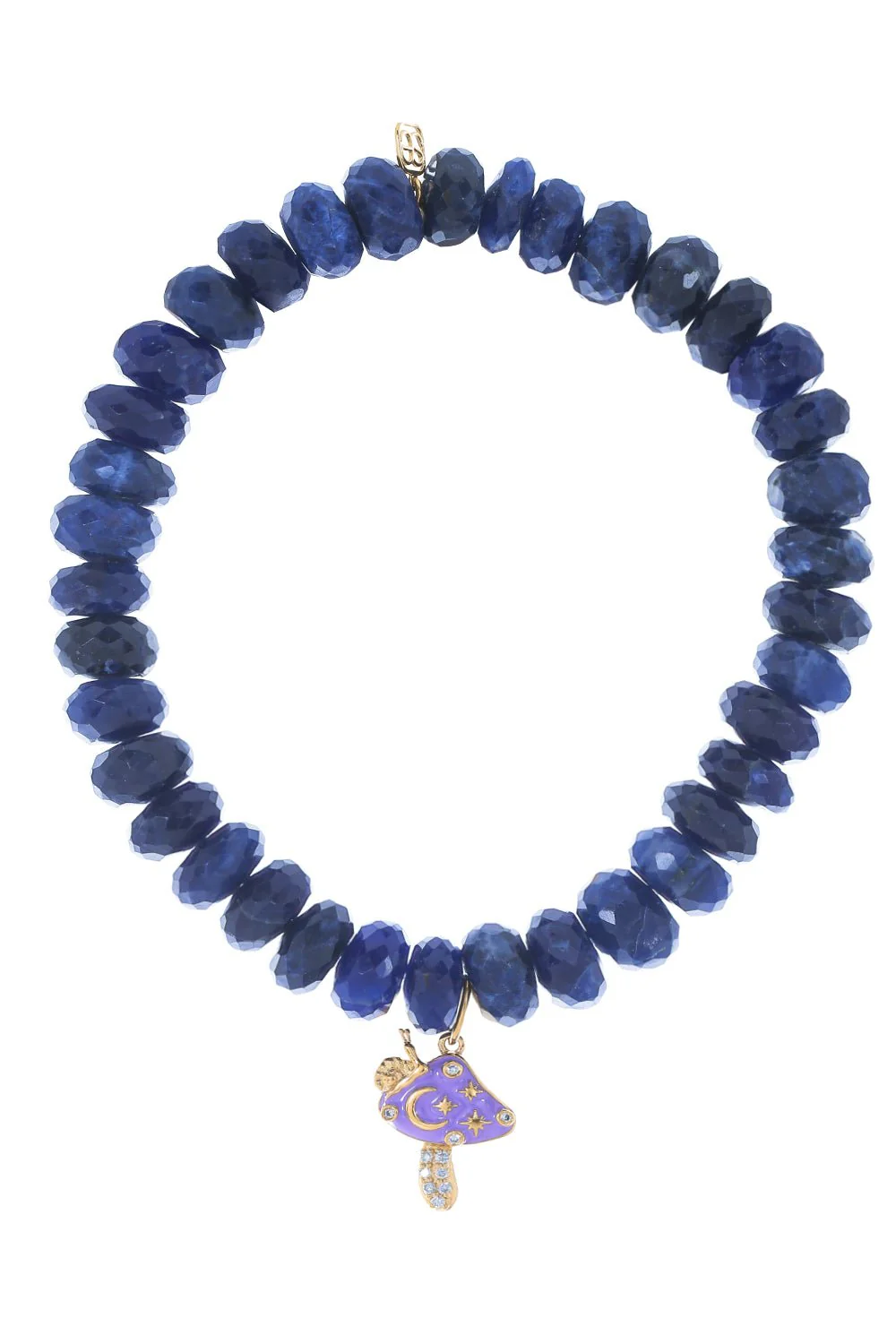 Celestial Mushroom Sodalite Charm Bracelet