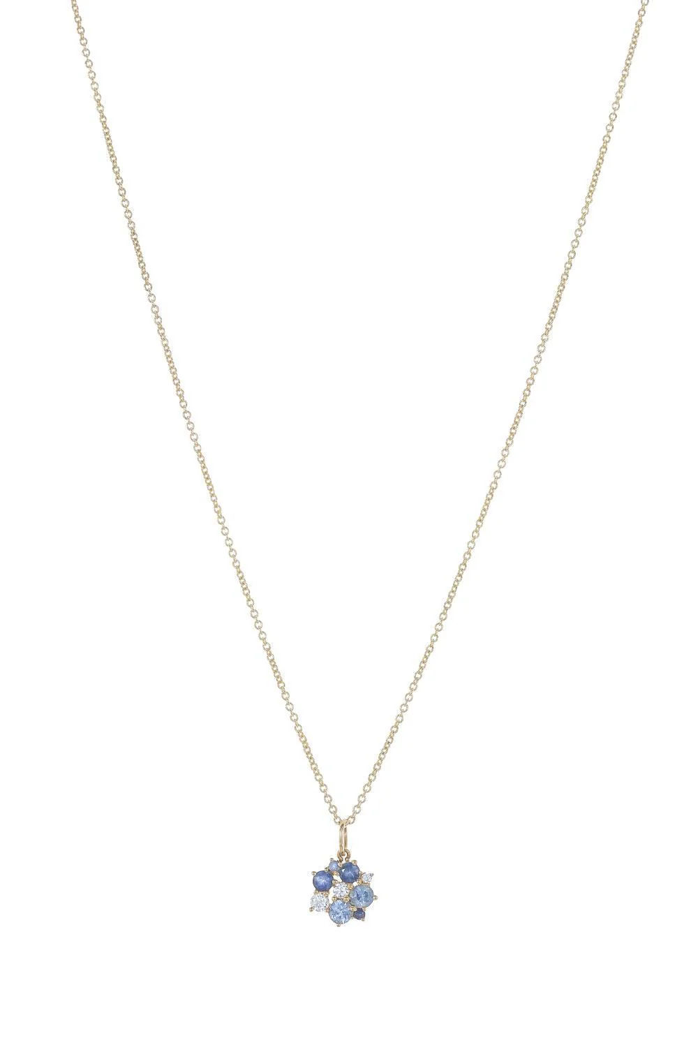 Cocktail Disc Pendant Necklace