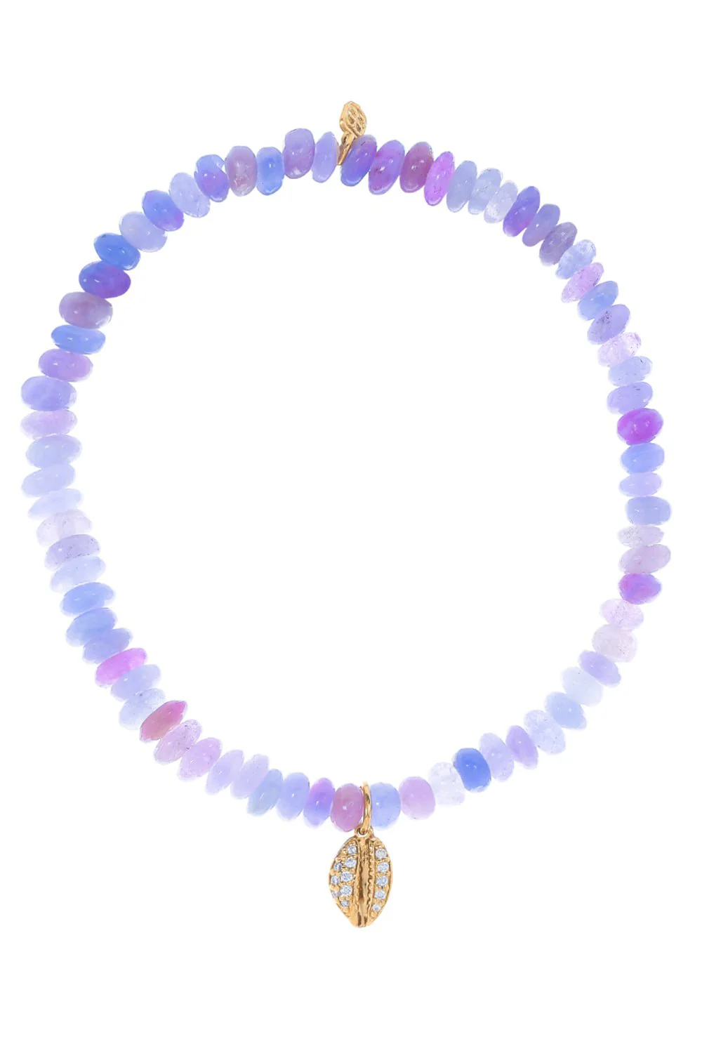 Cowrie Shell Heckmenite Charm Bracelet