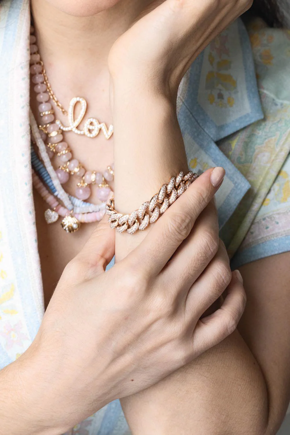 Diamond Link Bracelet - Image 2