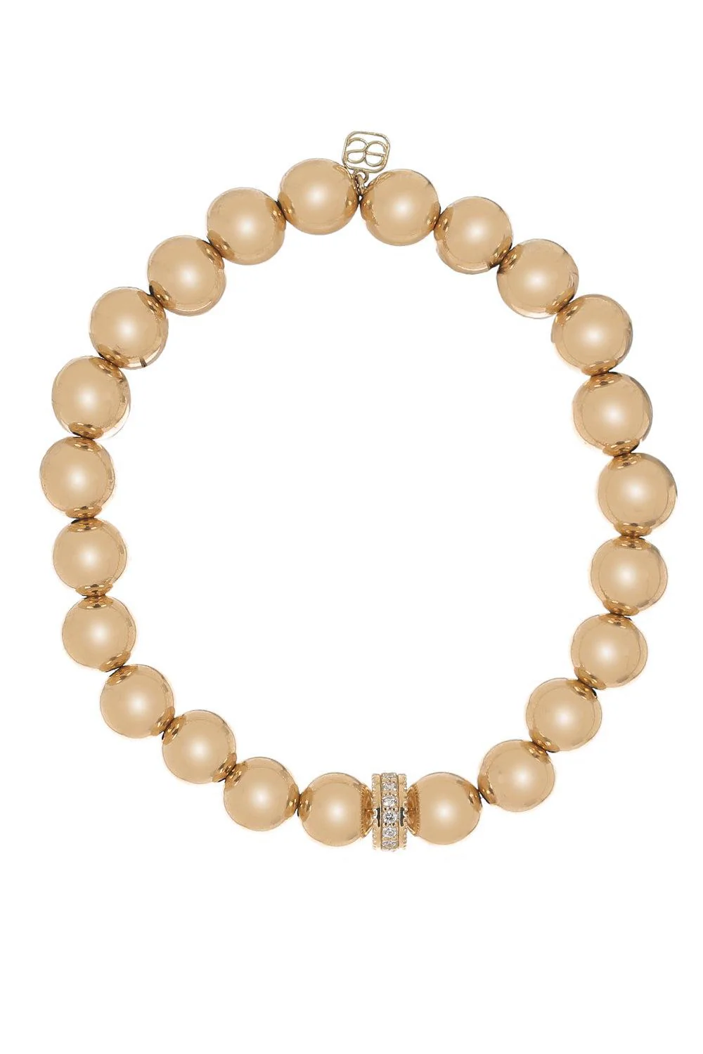 Diamond Scallop Edge Round Bracelet