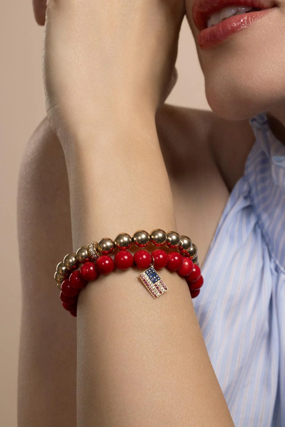 Diamond Scallop Edge Round Bracelet - Image 4