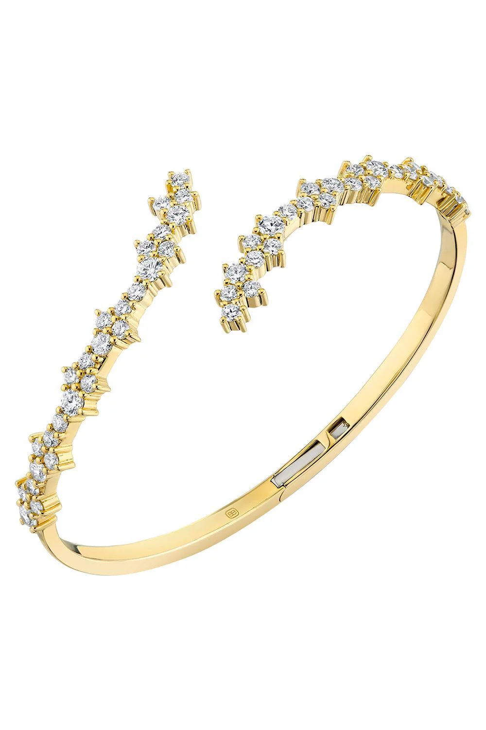 Diamond Wrap Hinge Bracelet