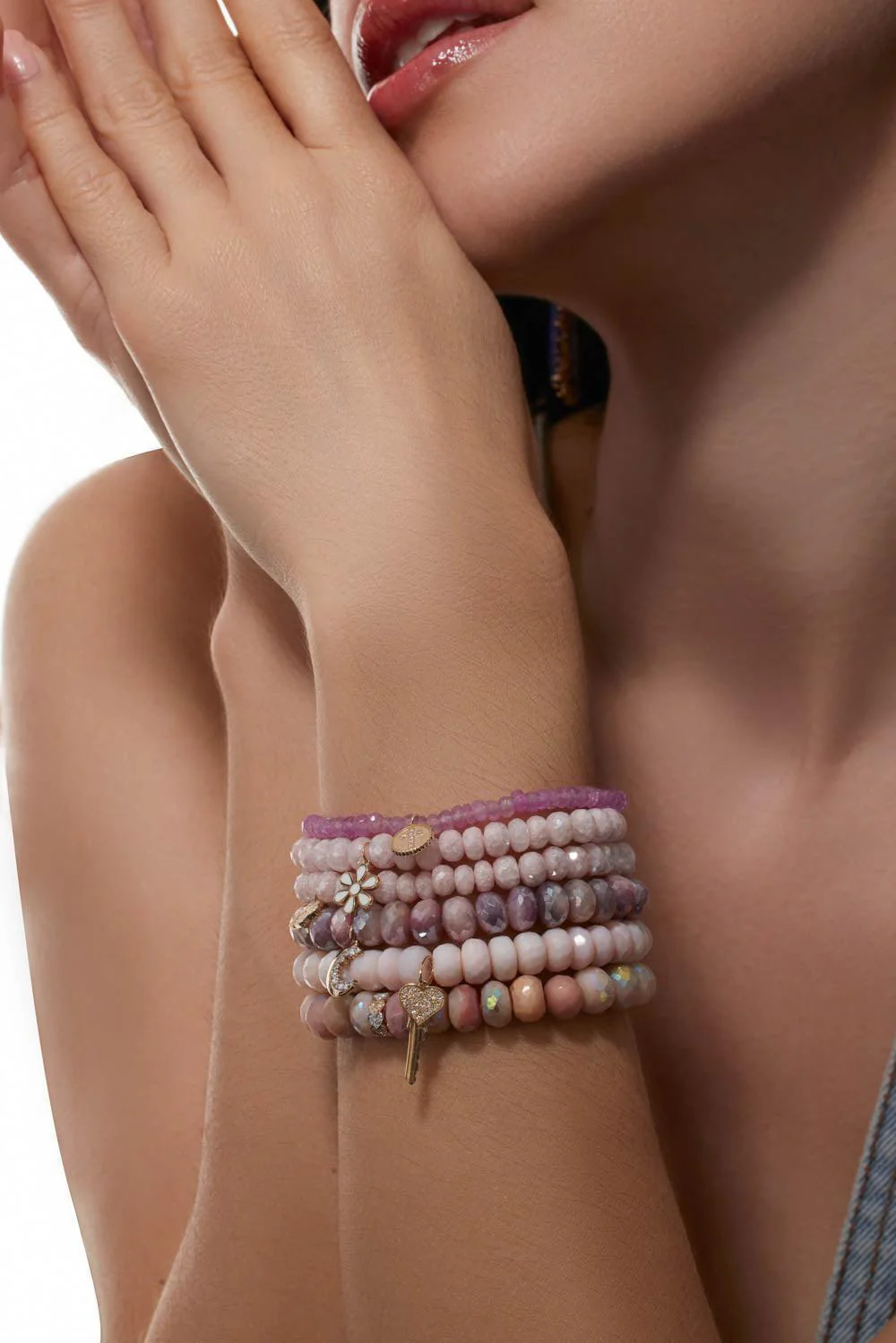 Flower Grapolite Charm Bracelet - Image 2