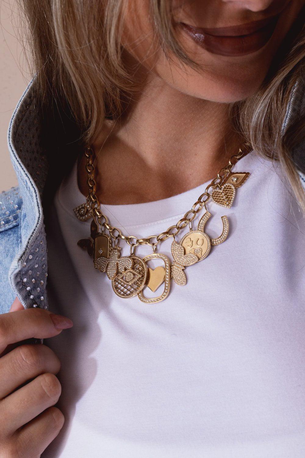 Graduated Multi Icon Necklace - Image 3