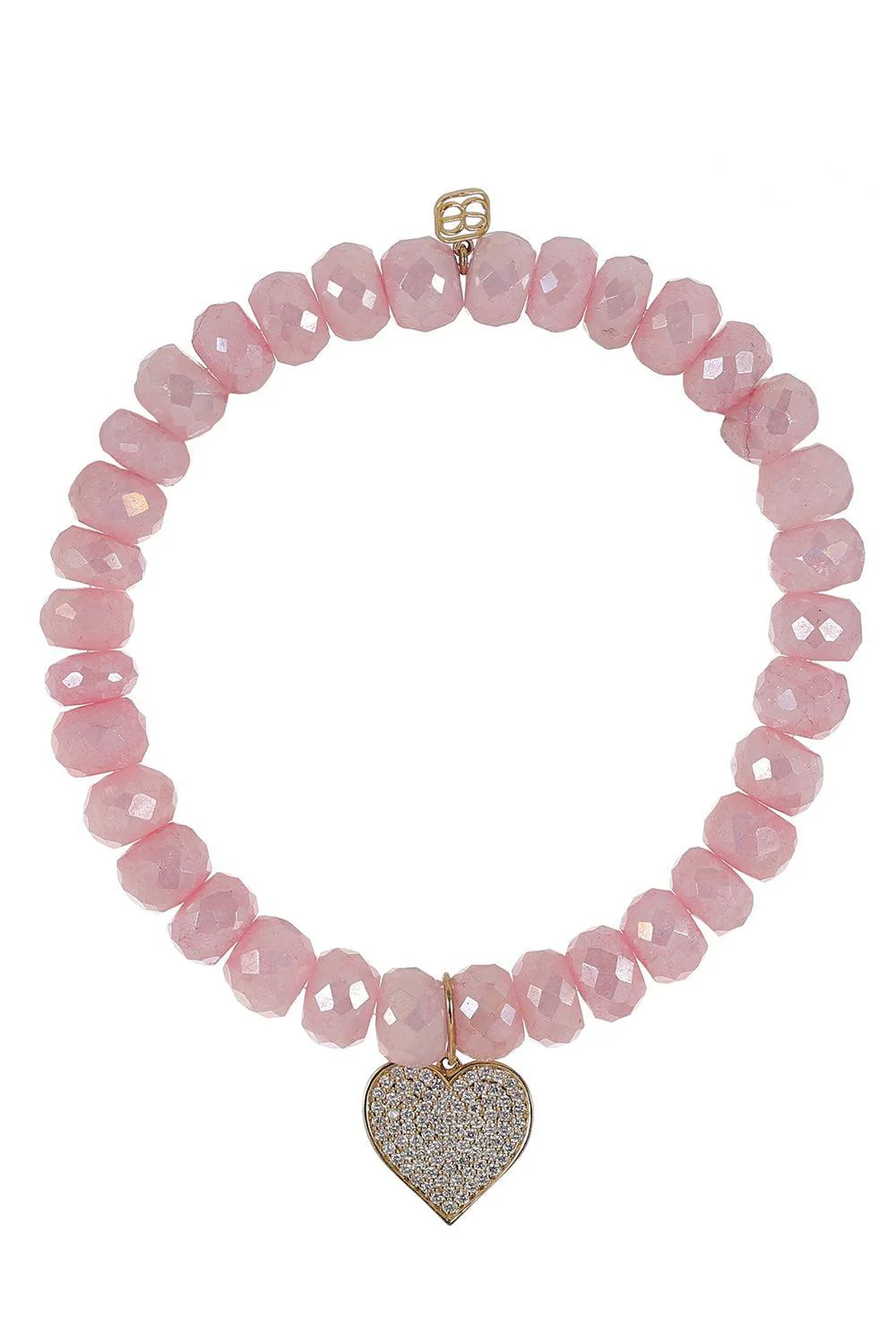 Grapolite Large Heart Charm Bracelet