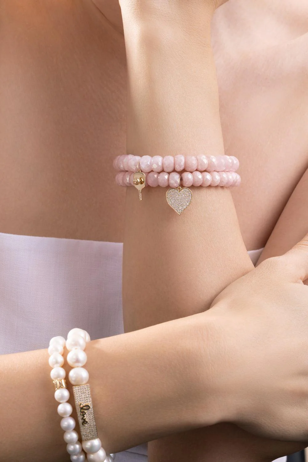 Grapolite Large Heart Charm Bracelet - Image 4