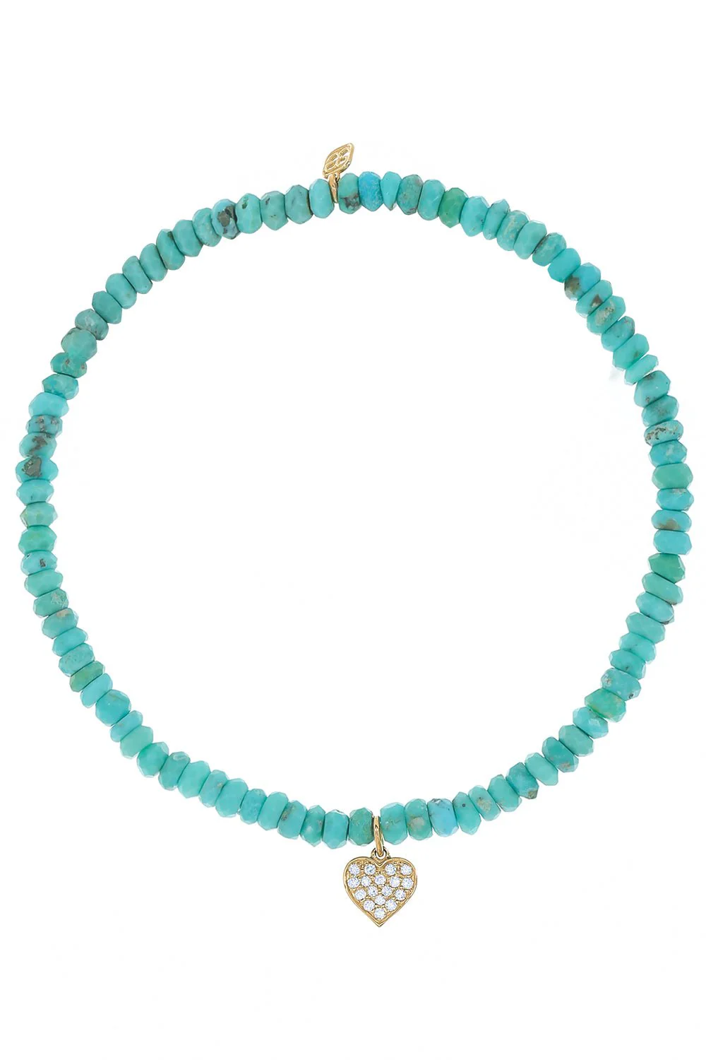 Heart Turquoise Charm Bracelet
