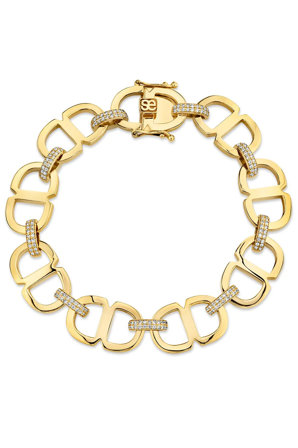 Large Chain Link Eternity Bracelet