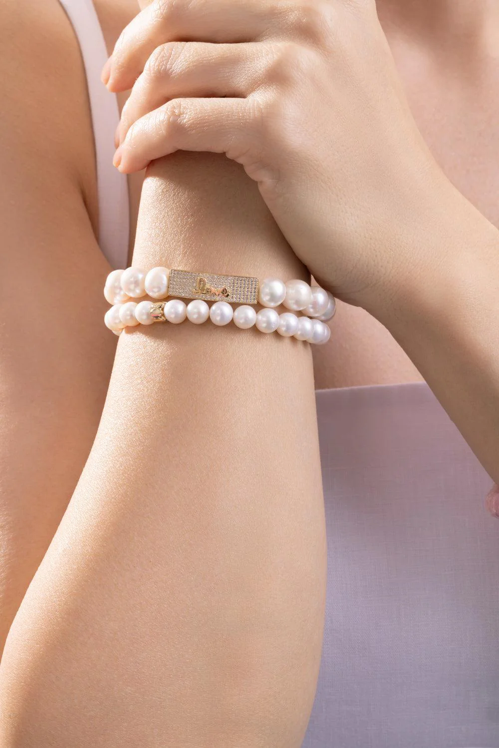 Pearl Pure Marquise Rondelle Bracelet - Image 3