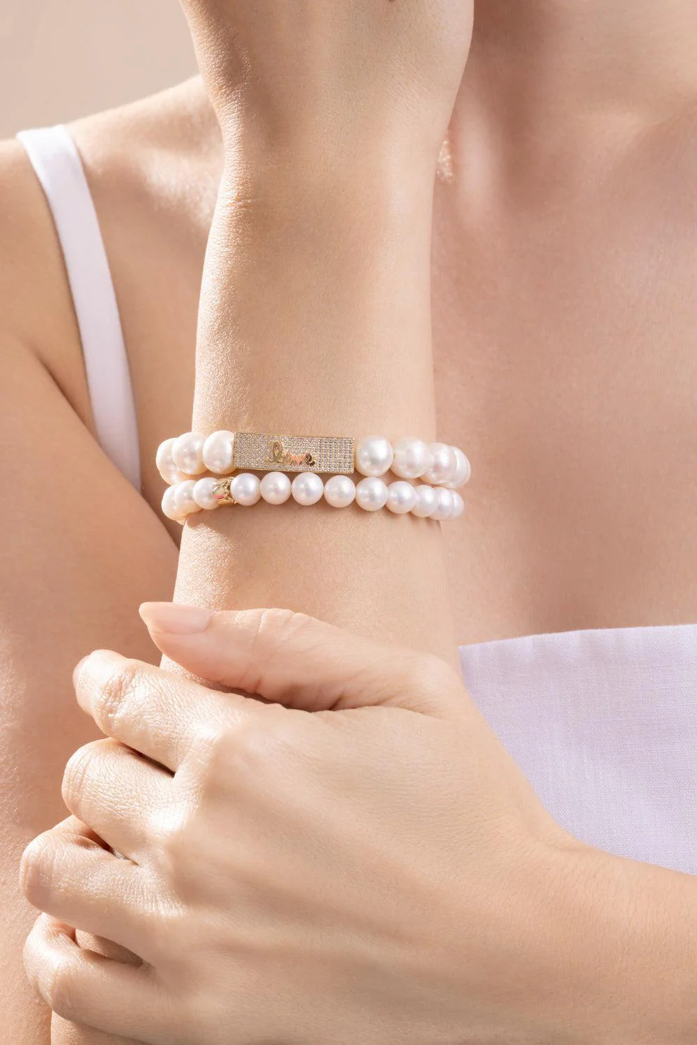 Pearl Pure Marquise Rondelle Bracelet - Image 4