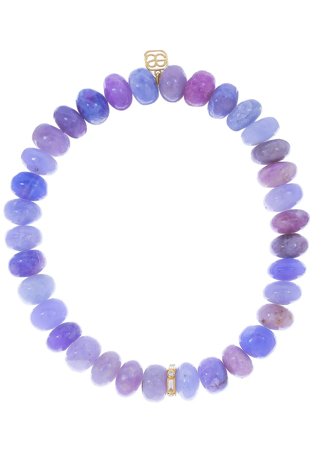 Rondelle Heckmenite Bead Bracelet