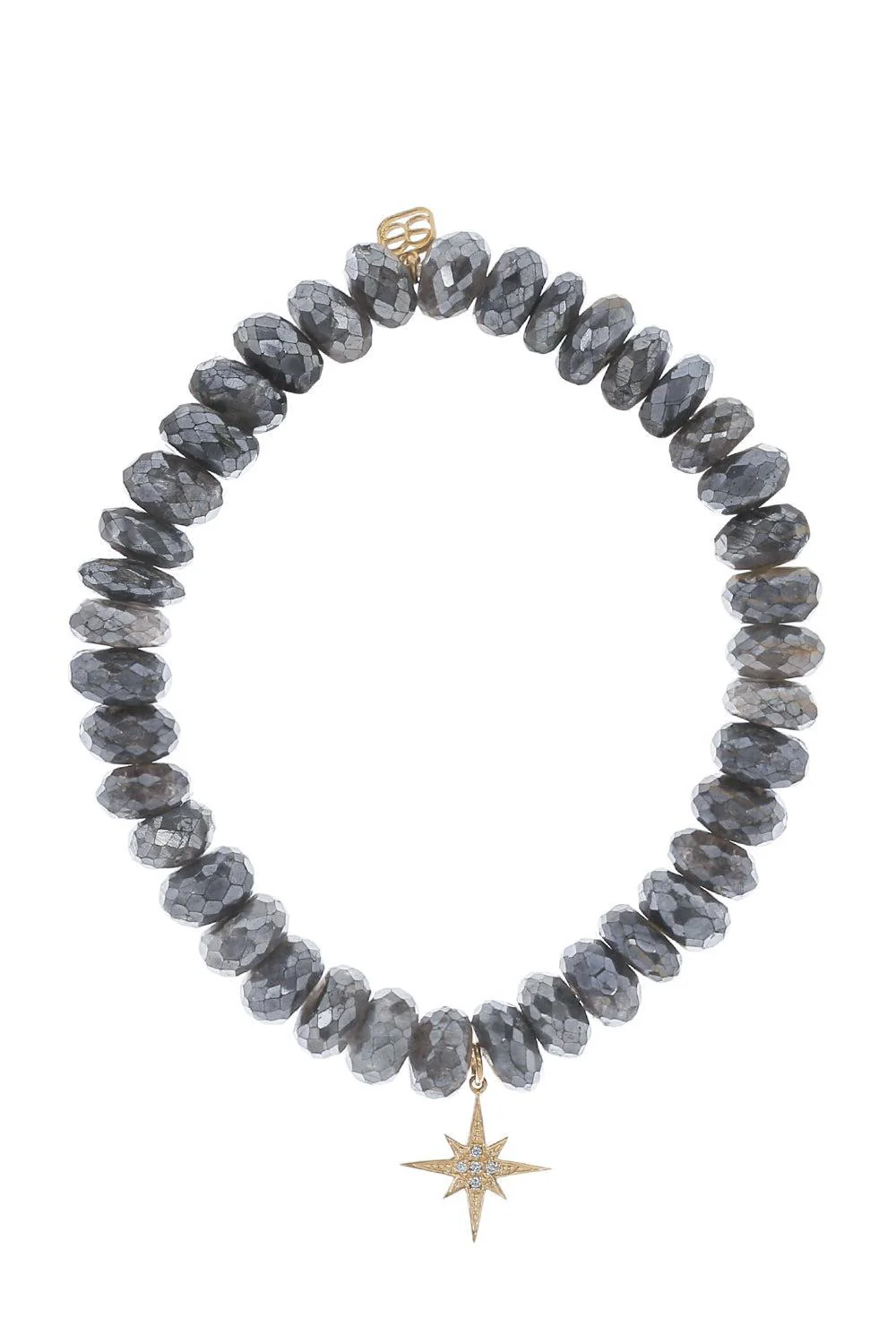 Small Starburst Mystic Labradorite Charm Bracelet
