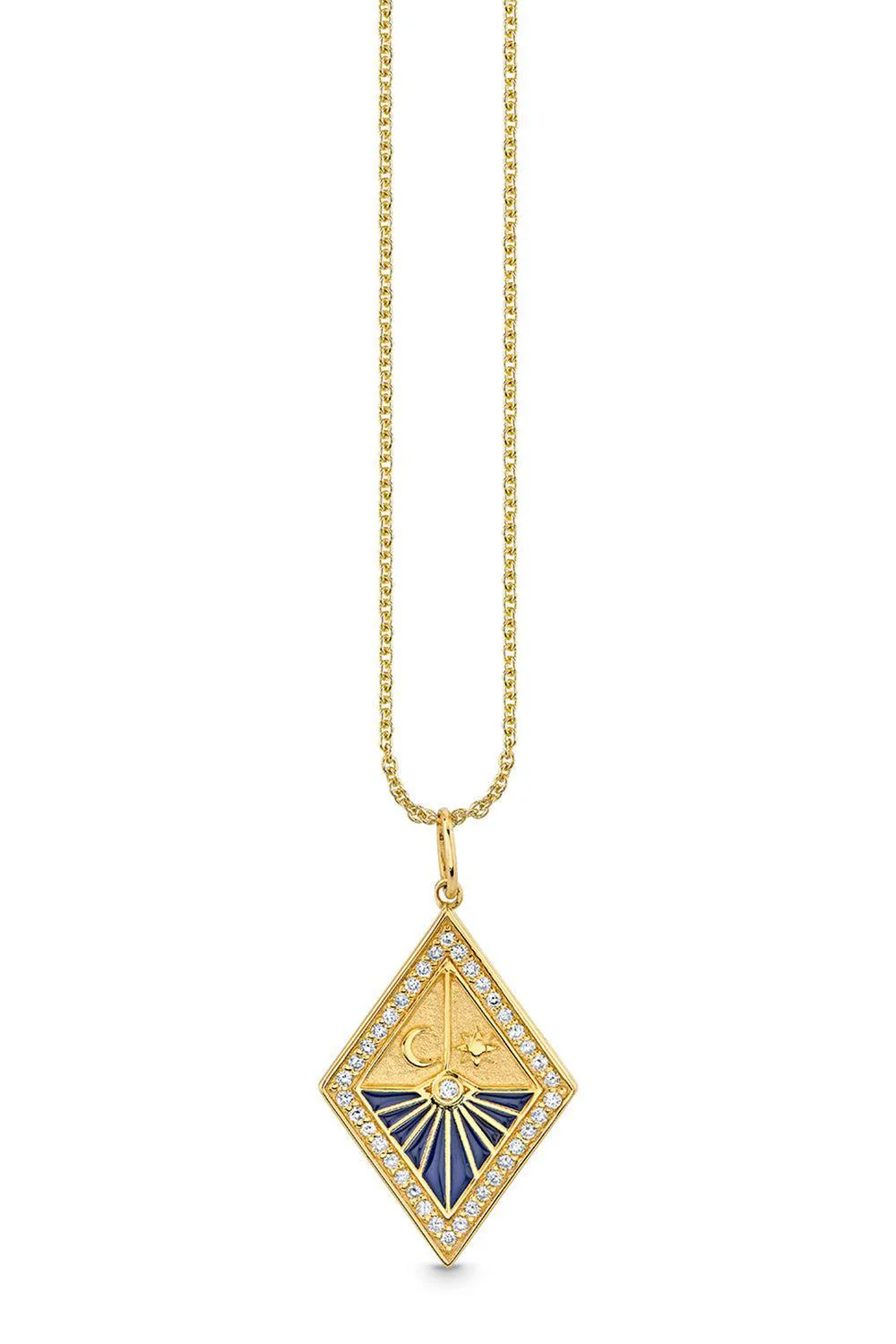 Sundial Medallion Necklace