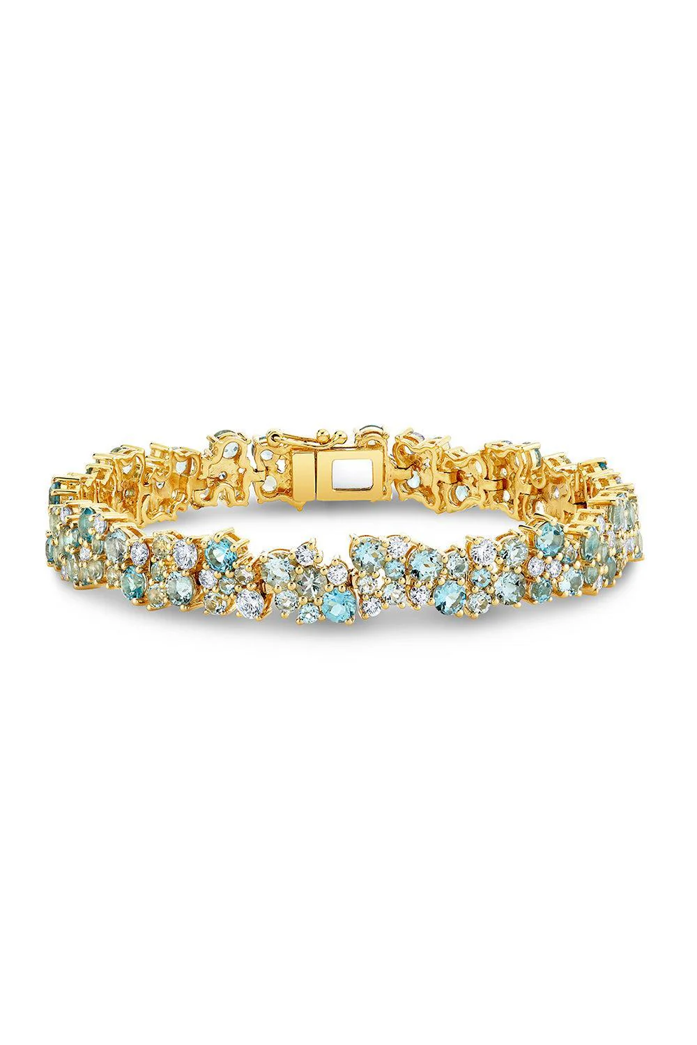 Wide Cocktail Tennis Bracelet