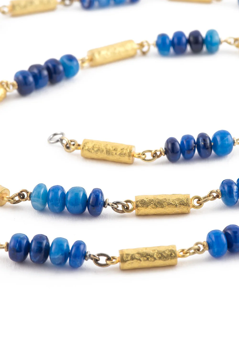 Afganite Beads Bullet Chain Necklace - Image 5