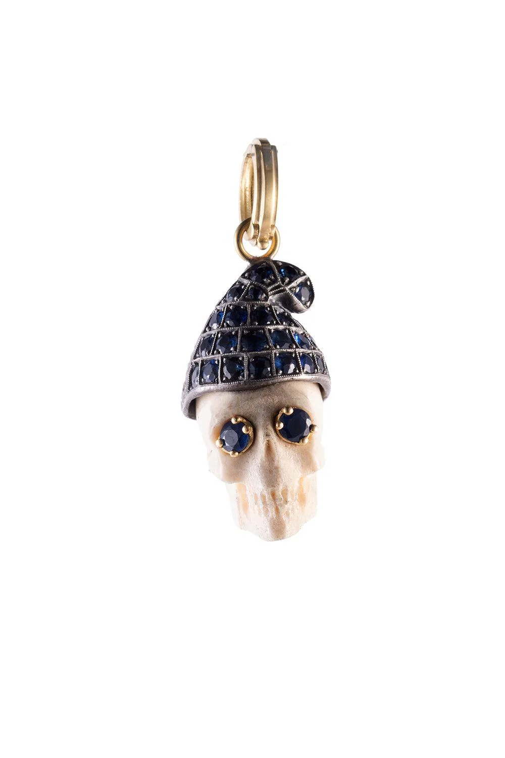 Blue Romeo Skull Pendant