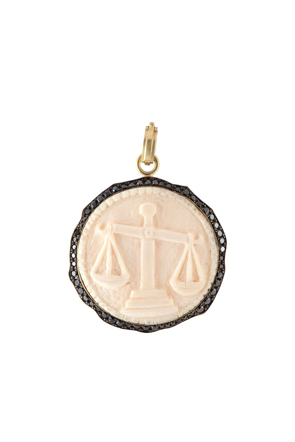 Carved Libra Pendant