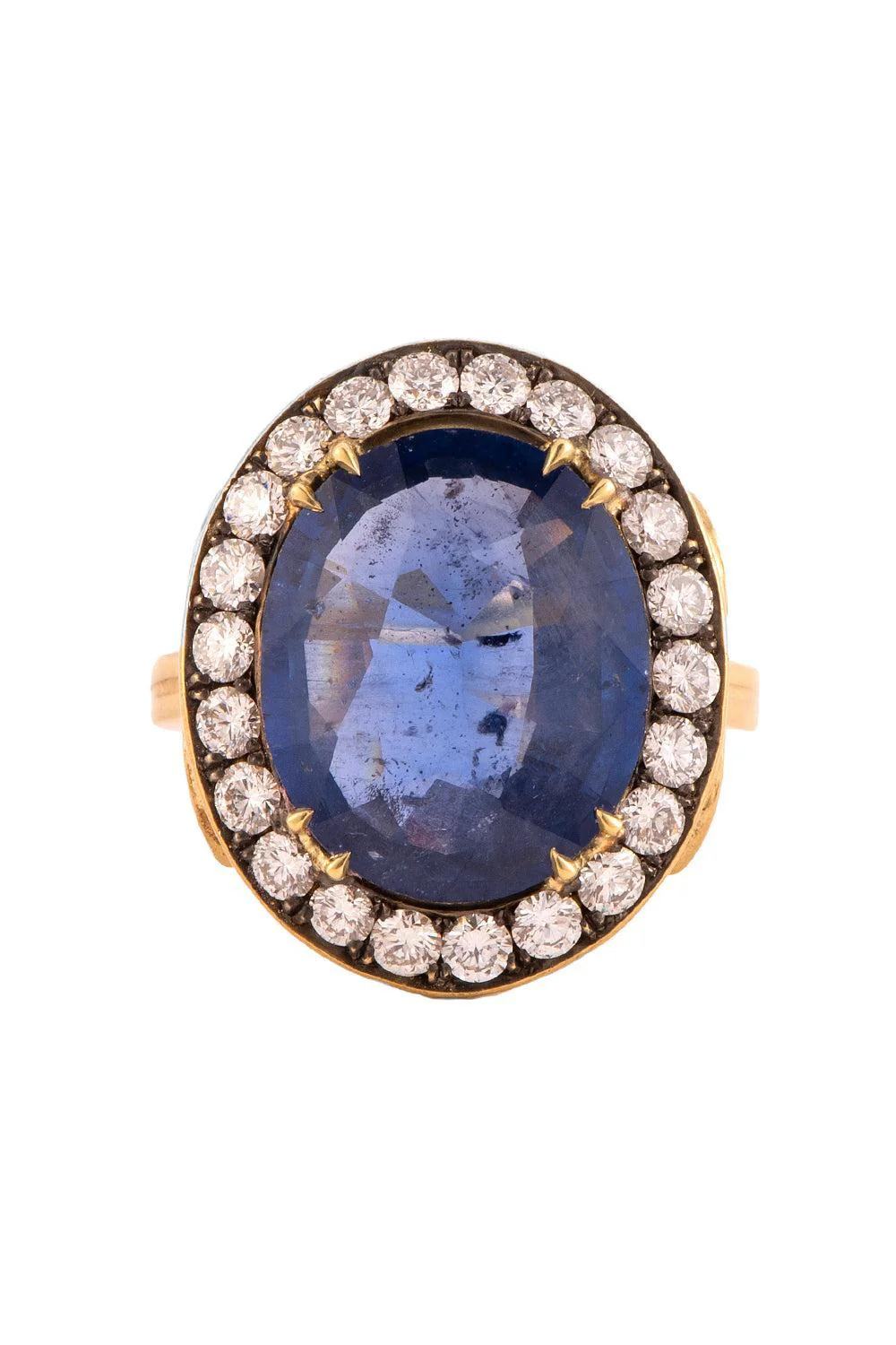 Ceylon Sapphire Diamond Ring