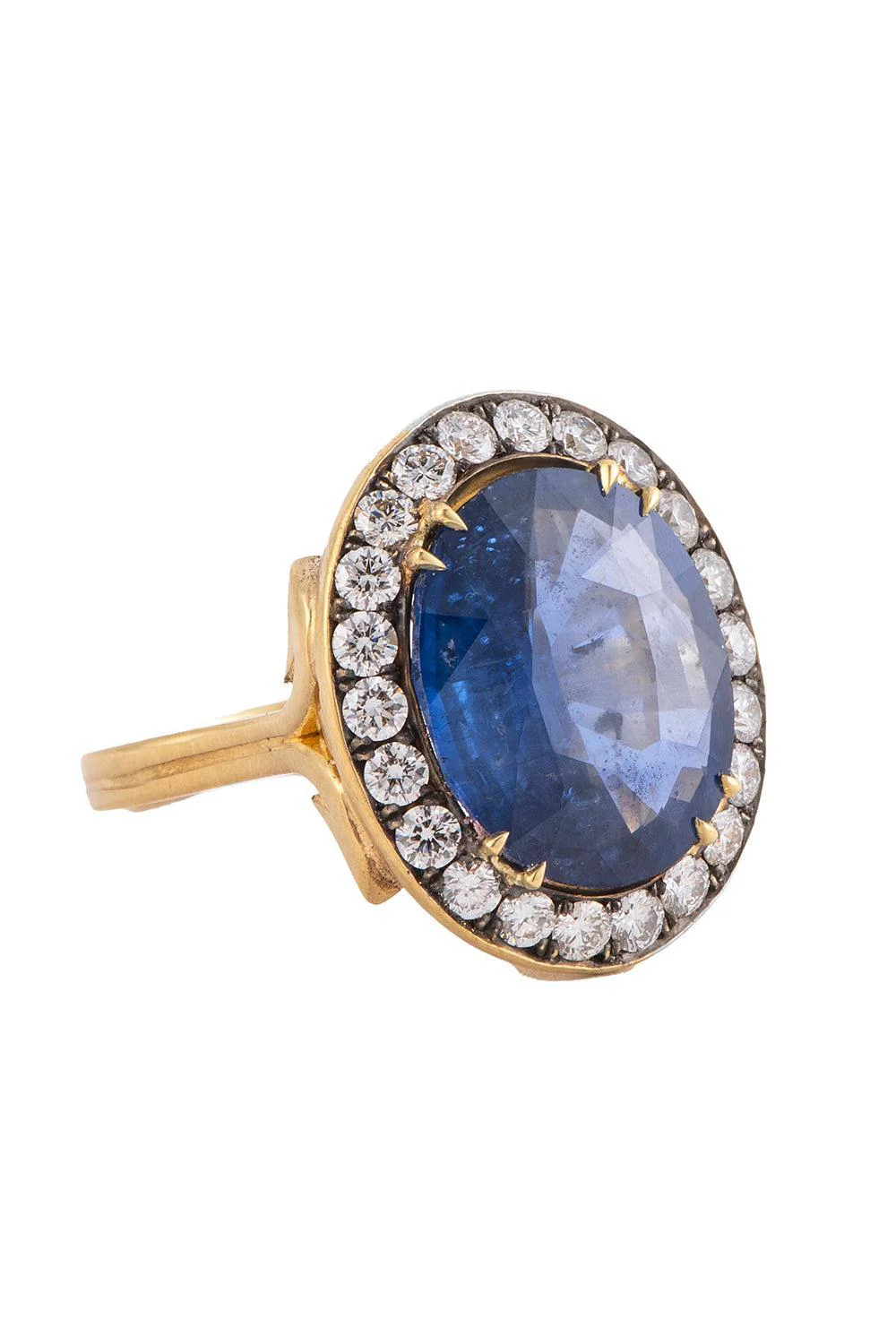 Ceylon Sapphire Diamond Ring - Image 3