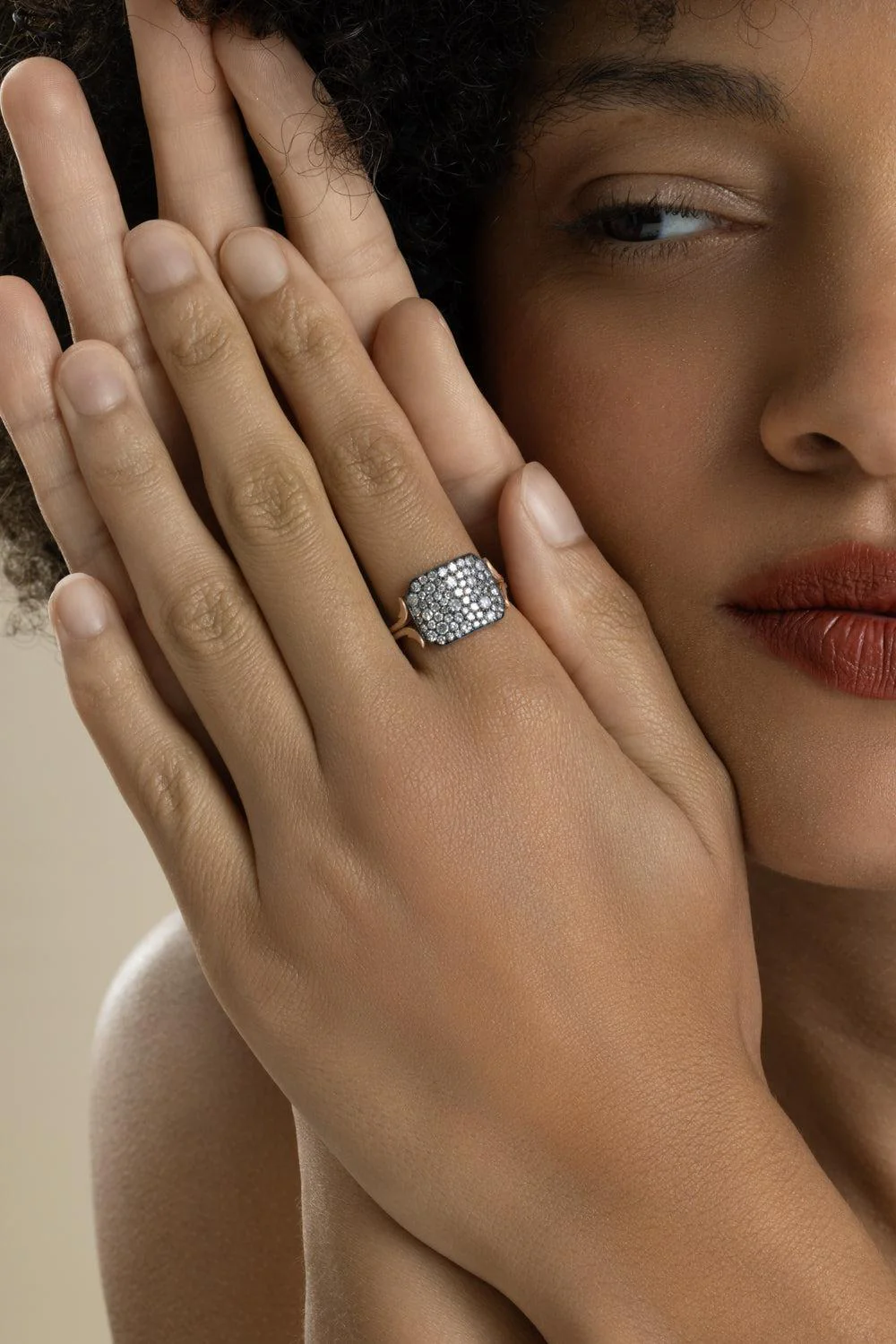 Diamond Baby Mini Ten Table Ring - Image 3