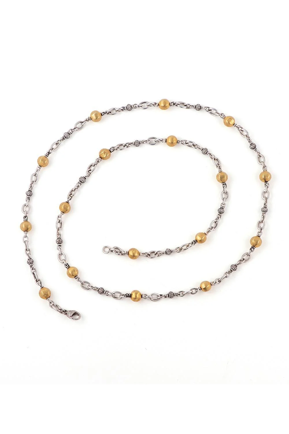 Diamond Bead Antique Necklace