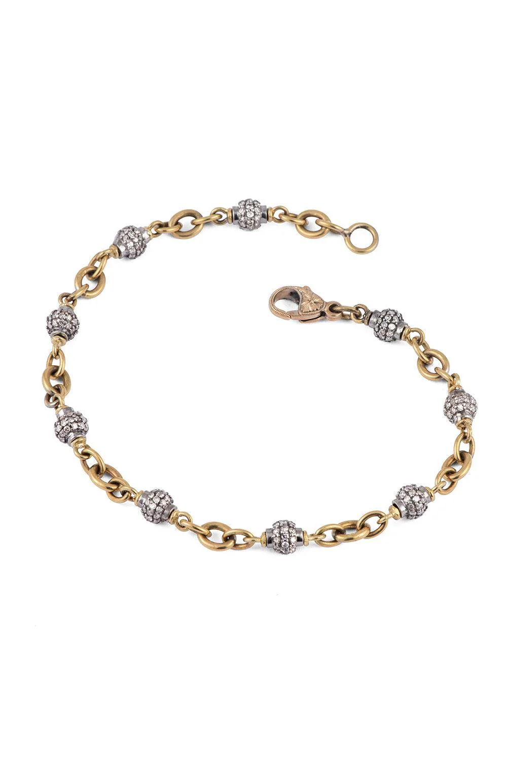 Diamond Bead Bracelet