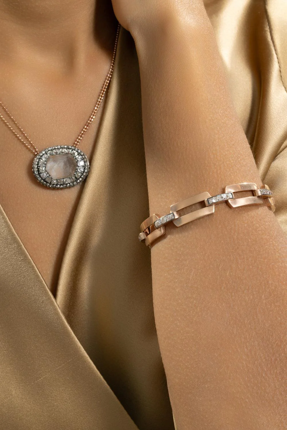 Diamond Buckle Bracelet - Image 2