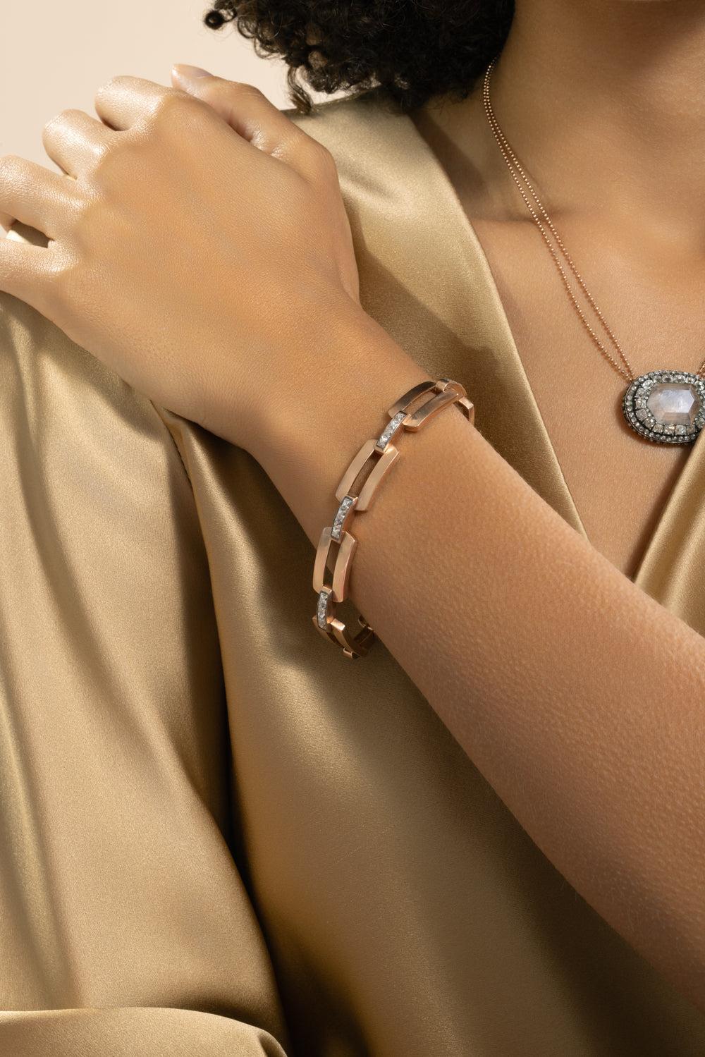 Diamond Buckle Bracelet - Image 4