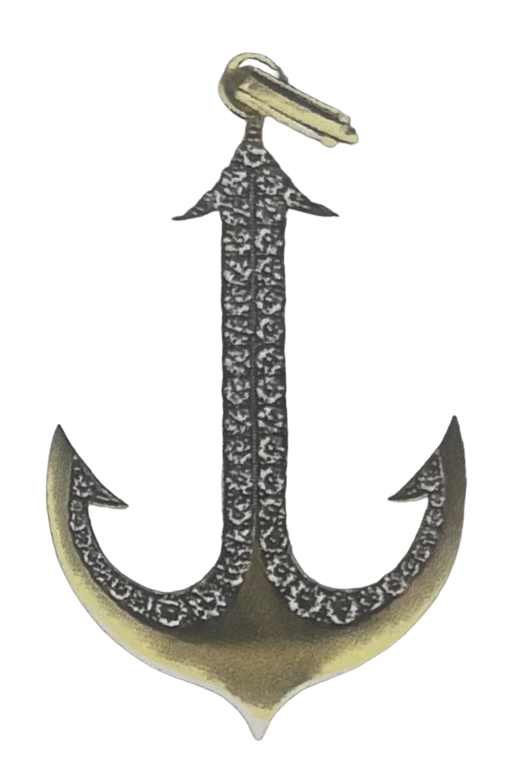 Diamond Large Anchor Pendant