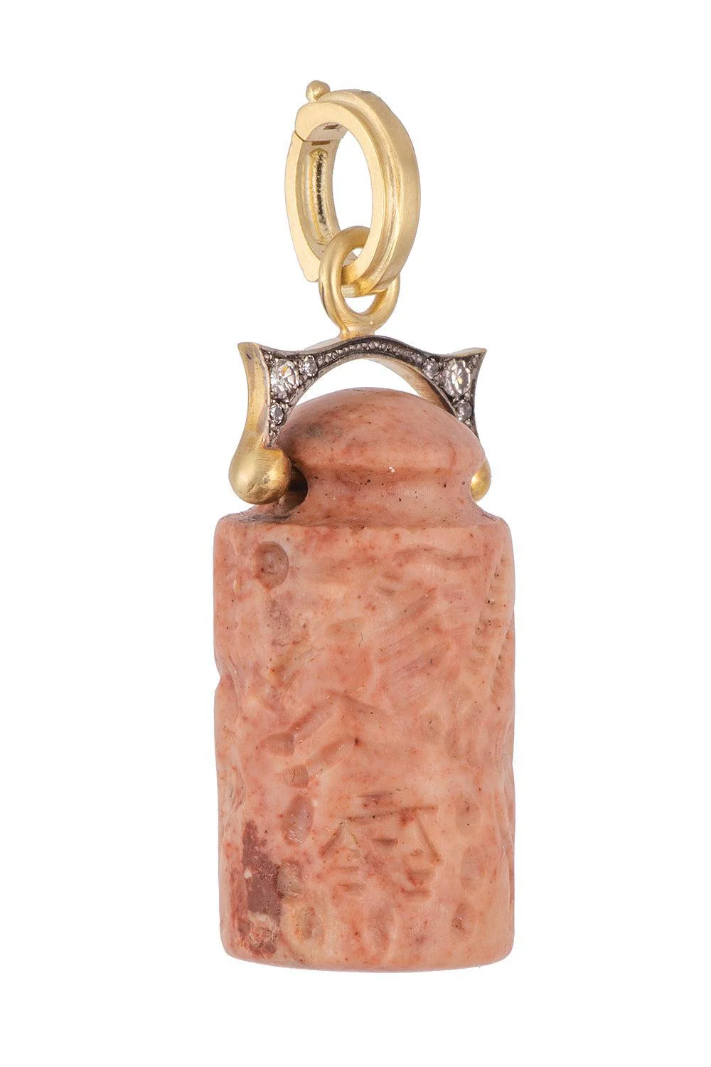 Diamond Mesopotamian Seal Pendant