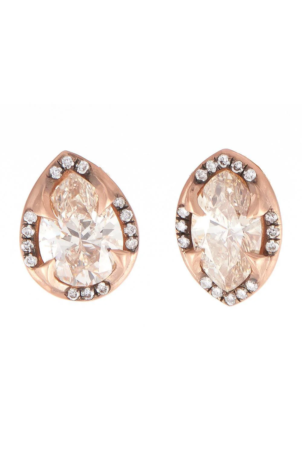 Diamond Mismatch Stud Earrings